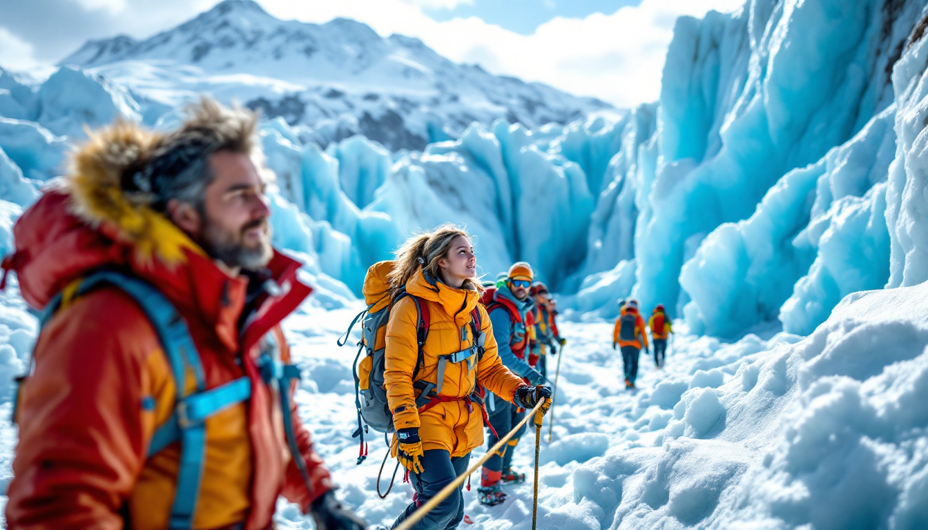 découvrez le magnifique glacier svínafellsjökull en islande, un trésor naturel offrant des paysages à couper le souffle et des aventures inoubliables. partez à l'exploration de ses crevasses spectaculaires et de ses formations de glace uniques, idéal pour les amateurs de randonnée et de photographie.