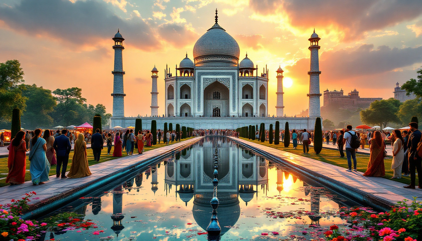 découvrez agra, une ville emblématique de l'uttar pradesh, où l'histoire et la culture s'entrelacent. explorez les incontournables comme le taj mahal, le fort d'agra et la mausolée d'itimâd-ud-daulah, tout en vivant des expériences uniques qui vous plongeront au cœur de la vie locale. un voyage inoubliable vous attend!